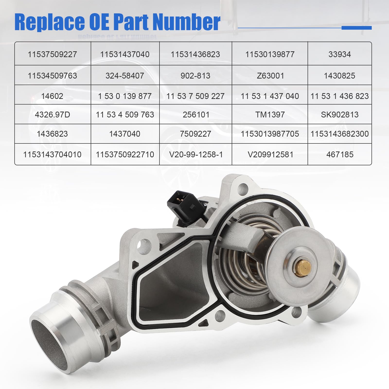 Amazon.com: Upgrade Aluminium Thermostat Housing Assembly